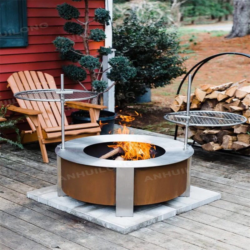 Stainless steel substitute fire pit table Vendor